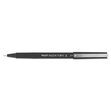 Pilot® Razor Point Ii Super Fine Line Porous Point Pen, Stick, Extra-fine 0.2 Mm, Black Ink, Black Barrel, Dozen freeshipping - TVN Wholesale